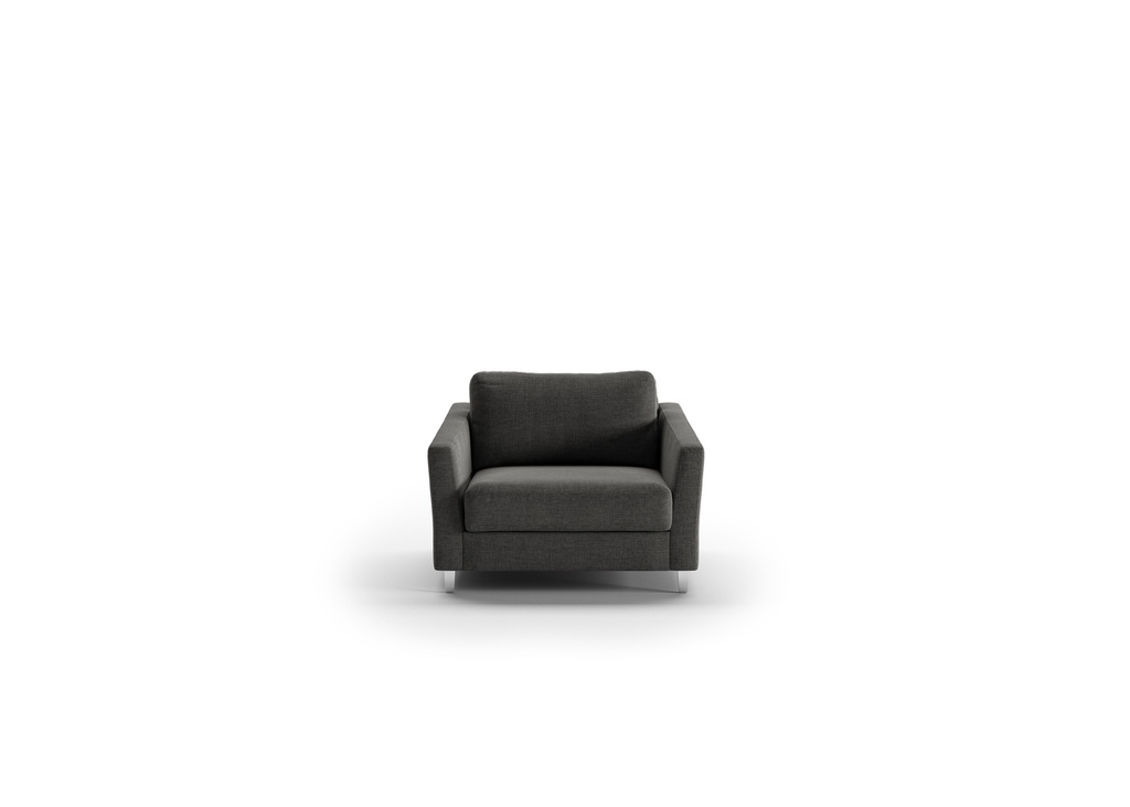 Monika Cot Chair Sleeper - Oliver 515 - 234/9 Chrome (Lux)