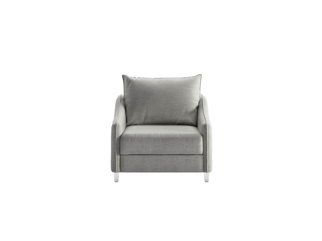 Ethos Cot Chair Sleeper - Oliver 173 - 234/9 Chrome (Lux)
