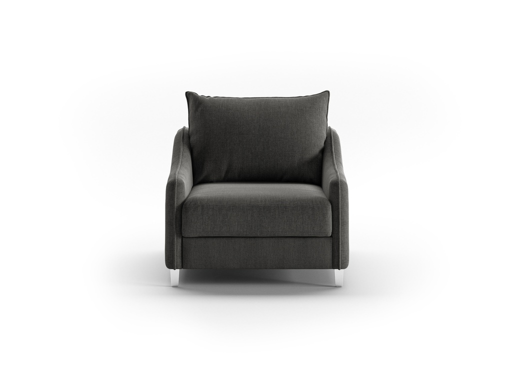 Ethos Cot Chair Sleeper - Oliver 515 - 234/9 Chrome (Lux)