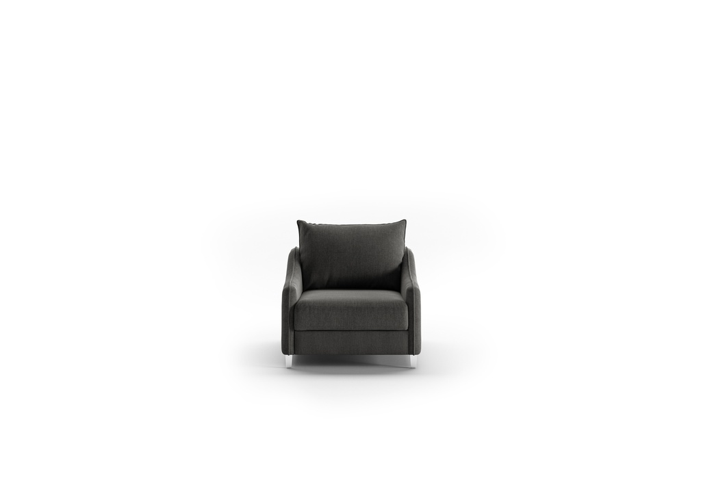 Ethos Full XL Loveseat Sleeper - Oliver 515 - 234/9 Chrome (Lux)