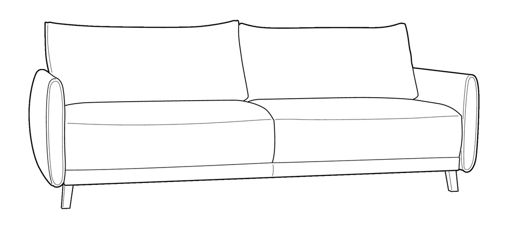 Dolphin Full XL Sofa Sleeper - Easy Deluxe