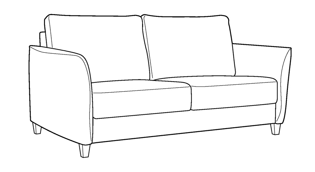 Aura Full XL Loveseat Sleeper