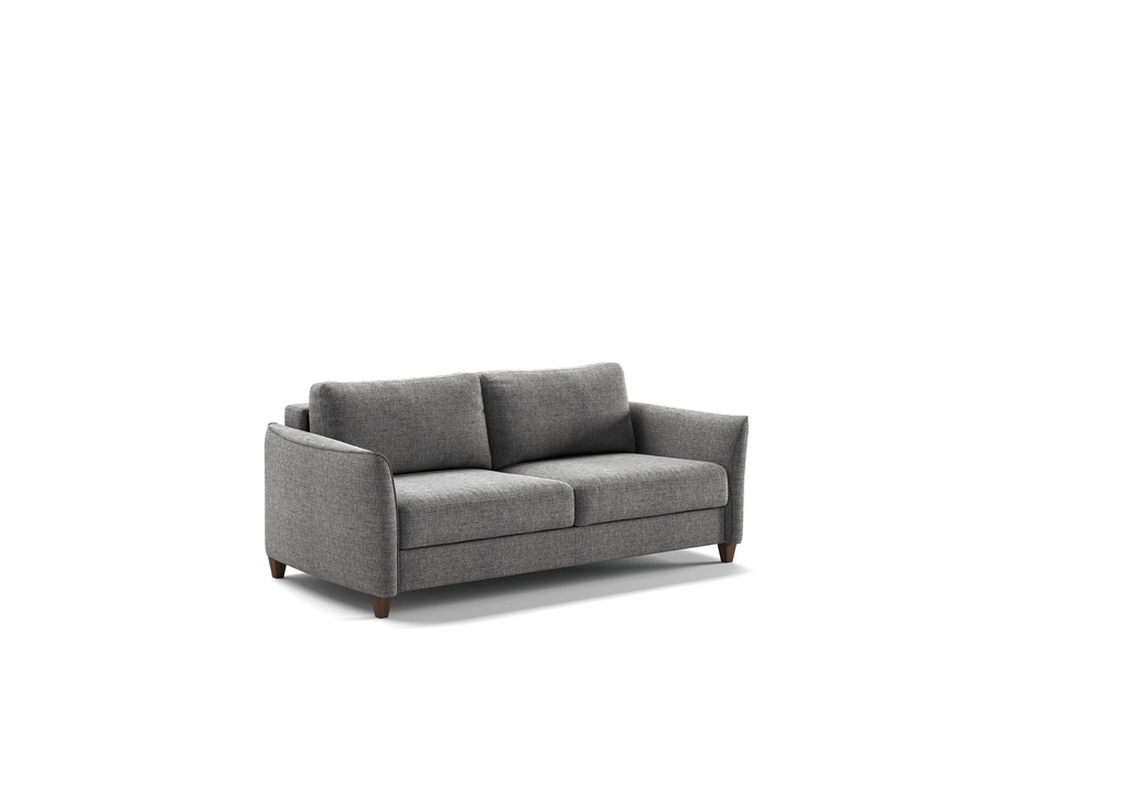 Aura Queen Loveseat Sleeper - Atlantic 07 - 234/9 Chrome (Lux)
