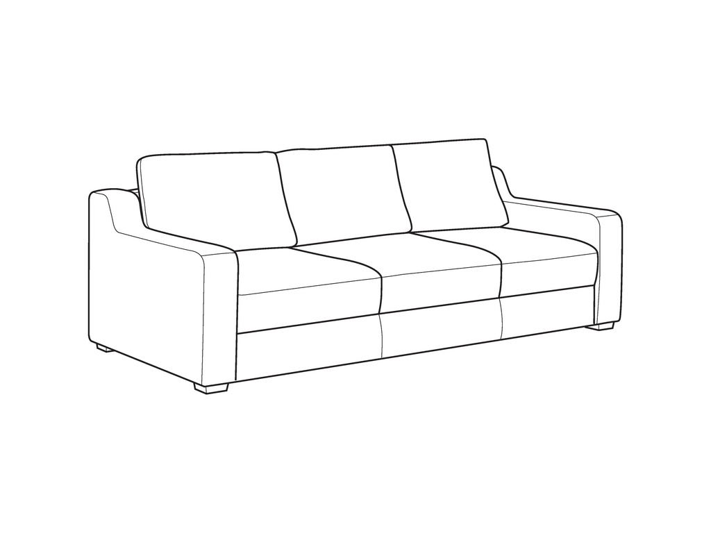 Meri 3-Seat Queen Sofa Sleeper