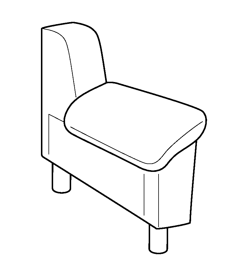 Moduli Pillow Top Arm RHF