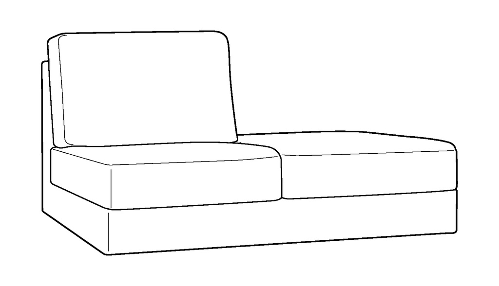 Saana Side Chaise RHF