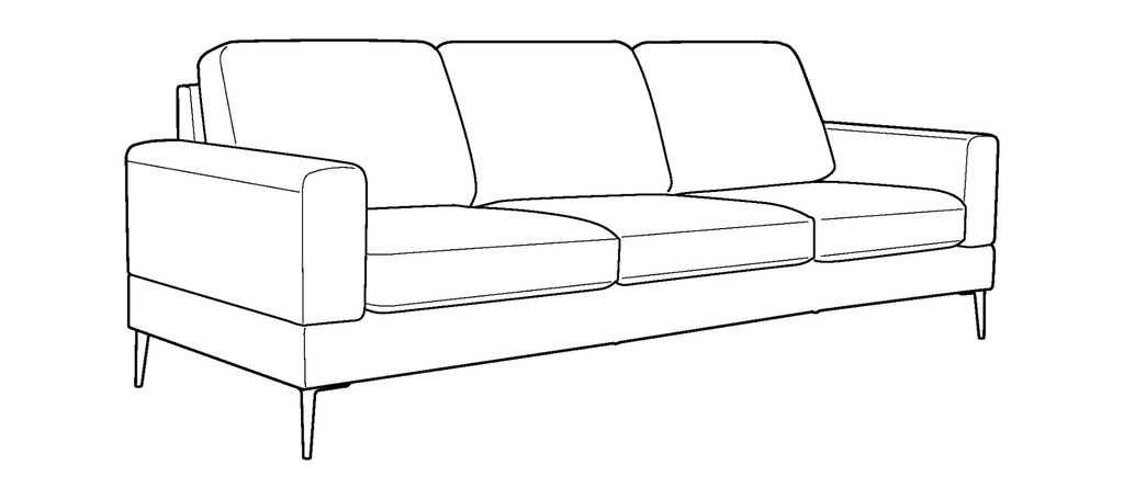 Capri Sofa - 3 Seats