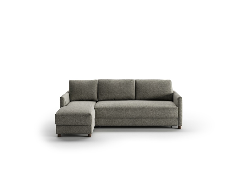 Pint LHF Chaise Openable + RHF Loveseat Sleeper Rene 03 - 110/6 Walnut