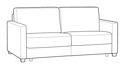 Fantasy Queen Loveseat Sleeper