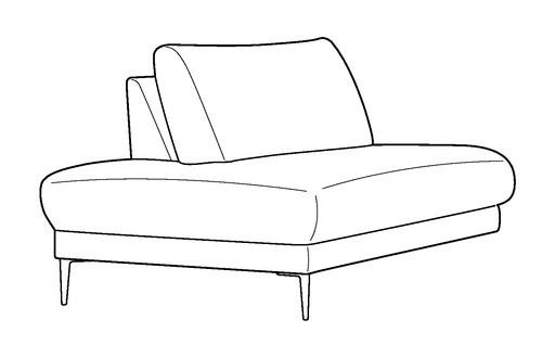 Joy Side Chaise - LHF
