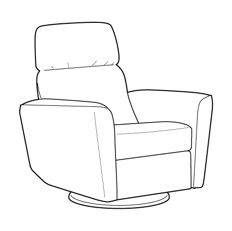Welted Recliner - Manual