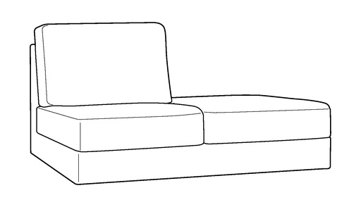 Saana Side Chaise RHF