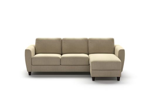 [W-HARP-BNT+FOU] Harper Full XL Sleeper (Reversible Chaise)