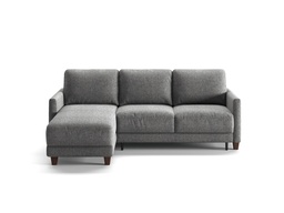[MART-BFP+FOU-ATLA/07-127/9-WA] Martta Full XL Sectional (Loveseat Sleeper + Reversible Chaise) Atlantic 07 - 127/9 Walnut