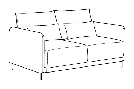 Haven Queen Loveseat Sleeper