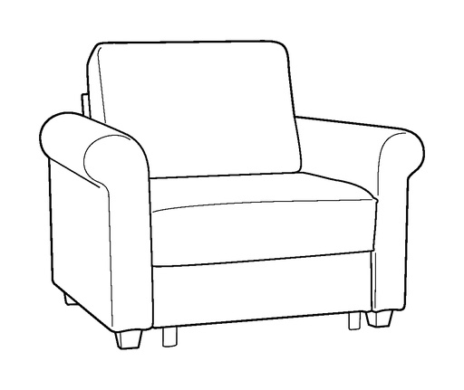 Charleston Cot Chair Sleeper