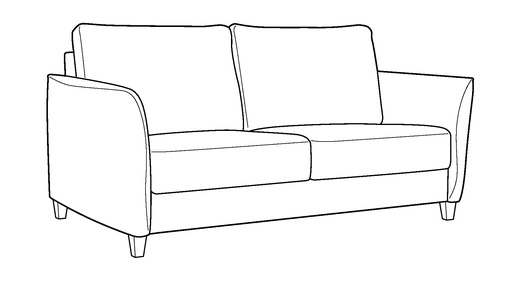 [AURA-BNT] Aura Full XL Loveseat Sleeper