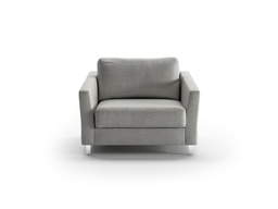 [MONI-ANT-OLIV/173-234/9-CR] Monika Cot Chair Sleeper - Oliver 173 - 234/9 Chrome (Lux)
