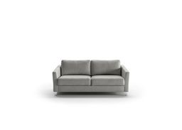 [MONI-CNT-LUX-Oliver/173-234/9-CR] Monika Queen Loveseat Sleeper - Oliver 173 - 234/9 Chrome (Lux)