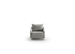 [ETHO-ANT-LUX-OLIV/173-234/9-CR] Ethos Cot Chair Sleeper - Oliver 173 - 234/9 Chrome (Lux)