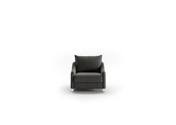 [ETHO-ANT-LUX-OLIV/515-234/9-CR] Ethos Cot Chair Sleeper - Oliver 515 - 234/9 Chrome (Lux)