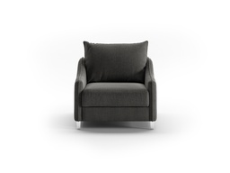 [ETHO-ANT-LUX-OLIV/515-234/9-CR] Ethos Cot Chair Sleeper - Oliver 515 - 234/9 Chrome (Lux)