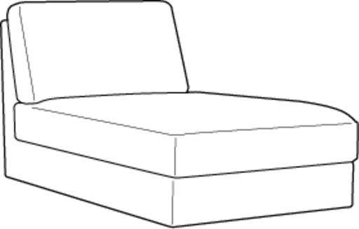 [KOLI-FOU] Koli Armless Chaise Module - Openable