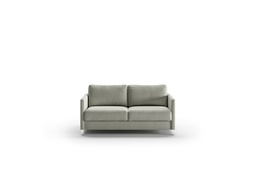 [ELFI-CNT-LUX-RENE01-234/9-CR] Elfin Queen Loveseat Sleeper - Rene 01 - 234/9 Chrome (Lux)