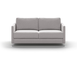 [ELFI-CNT-RENE/01-234/9-CR] Elfin Queen Loveseat Sleeper - Rene 01 - 234/9 Chrome (Lux)