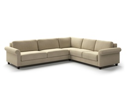 [HUGO-KN8+DM+L+B+KN8-ATLA/03-104/9-WE] Hugo King Sleeper Sectional - Atlantic 03- 104/9 Wenge (Lux)