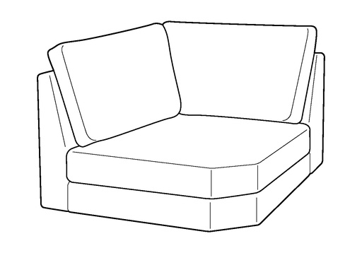 Capri Wedge Corner