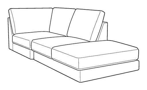 Capri RHF Corner Chaise