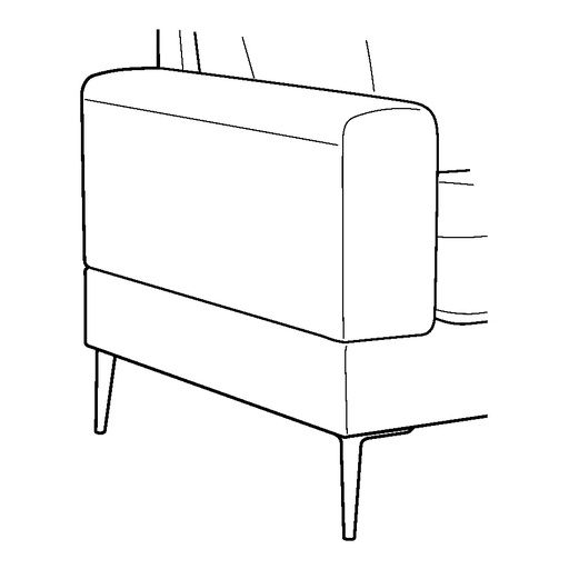 Capri LHF Arm Rest