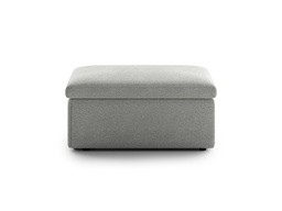 [OTTO-QDW-LEA/40-SMB] Otto Sleeper Ottoman - Lea 40 - Smoked Birch