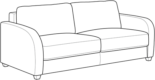 Aspen Queen Loveseat Sleeper