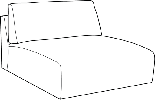 Kyoto Armless Chaise