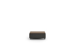[NEWFUNC-QO-OLIV/515-TOP/WAL-WHL] NEW Functional Coffee Table - Oliver 515 - Walnut Table Top - Casters