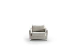 [MONI-1M-FUN/496-234/9-CR] Monika Cot Chair Sleeper - Fun 496 - 234/9 Chrome