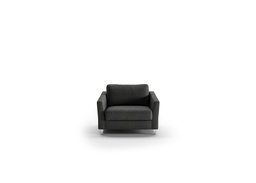 [MONI-ANT-LOULE/630-234/9-CR] Monika Cot Chair Sleeper - Loule 630 - 234/9 Chrome