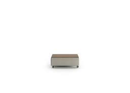 [FUNC-QO-FUN/496-TOP/WA-WHL] Functional Coffee Table - Fun 496 - Walnut Table Top - Casters