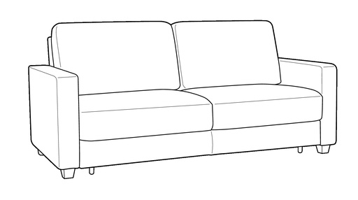 Hampton Queen Loveseat Sleeper