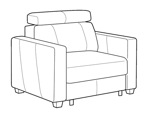 West Manual Cot Chair Sleeper