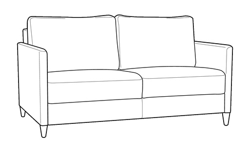 Elfin Full XL Loveseat Sleeper