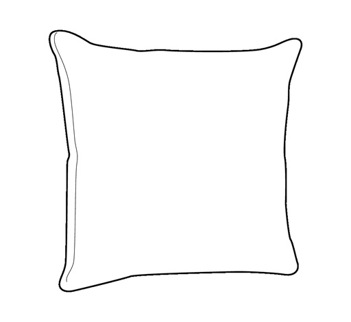 X57 Decorative Pillow 22" x 22"